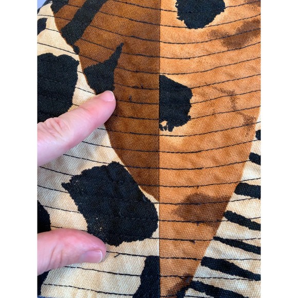 [SOLD] Jim Thompson Thai resortwear oversized bucket hat sun hat leopard print - Picture 8 of 8